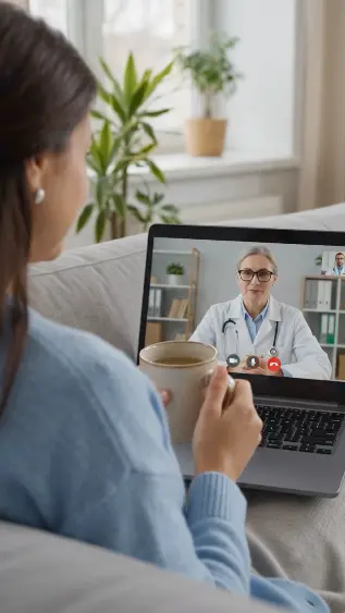 Videollamada con un profesional de Clínica Verde